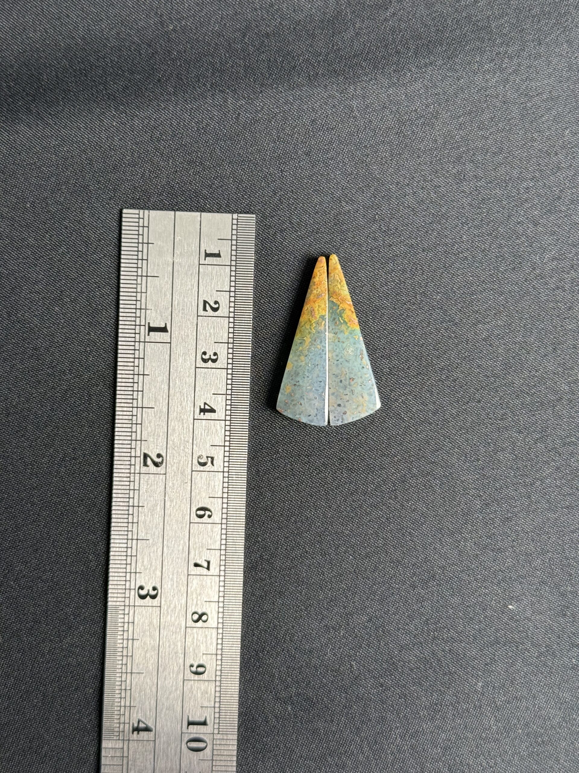 Chrysocolla Copper in chalcedony From Obi Island - Image 3